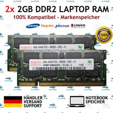 4 GB 2x 2 GB computer portatile RAM DDR2 667 Acer TravelMate 7320 7520 7520G 7720G memoria