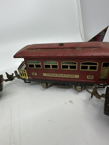 Lionel #248 Locomotive, #629 Pullman, #630 Observation For Parts With Extra Car - 第 4/21 張圖片