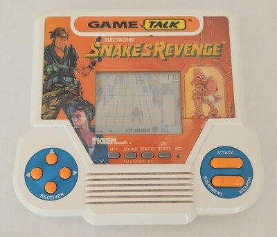 激レア Tiger GAME TALK  SNAKE’S REVENGE GAMETALK TIGER HANDHELD SNAKES REVENGE METAL GEAR LCD