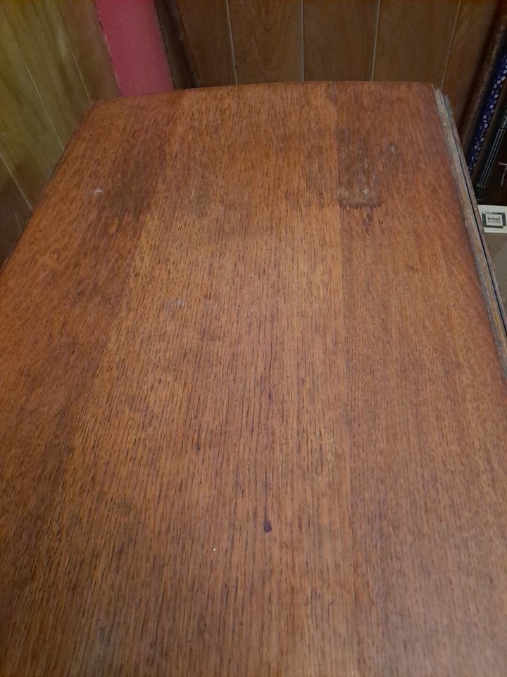 Antique Solid Wood Drop Leaf Gate Leg Dining Table eBay