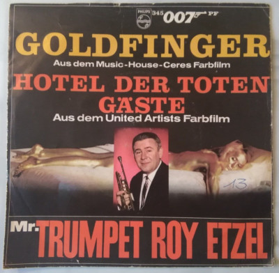 ROY ETZEL - Goldfinger + Hotel der toten Gäste    7''-Single   1965    Philips