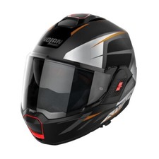 Nolan N120-1 Nightlife Modular Reversible Helmet Matt Black Orange S