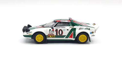 1/64 Kyosho 1976 LANCIA STRATOS HF ALITALIA #10 RALLY MONTE CARLO diecast model - Picture 2 of 5