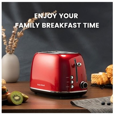 Bagel & Defrost Functions Toaster - 6 Settings