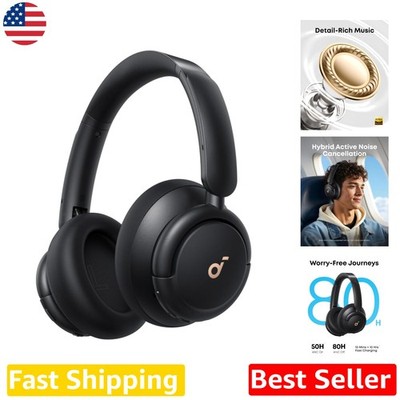Q30 Hybrid ANC Headphones: 50H Playtime, Hi-Res Audio, Multipoint Bluetooth