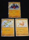 Lot 3  Cartes Pokémon 🔴 169 . 175 . 176/091  🟣 EV 4.5 Destinées de Paldea 🇫🇷
