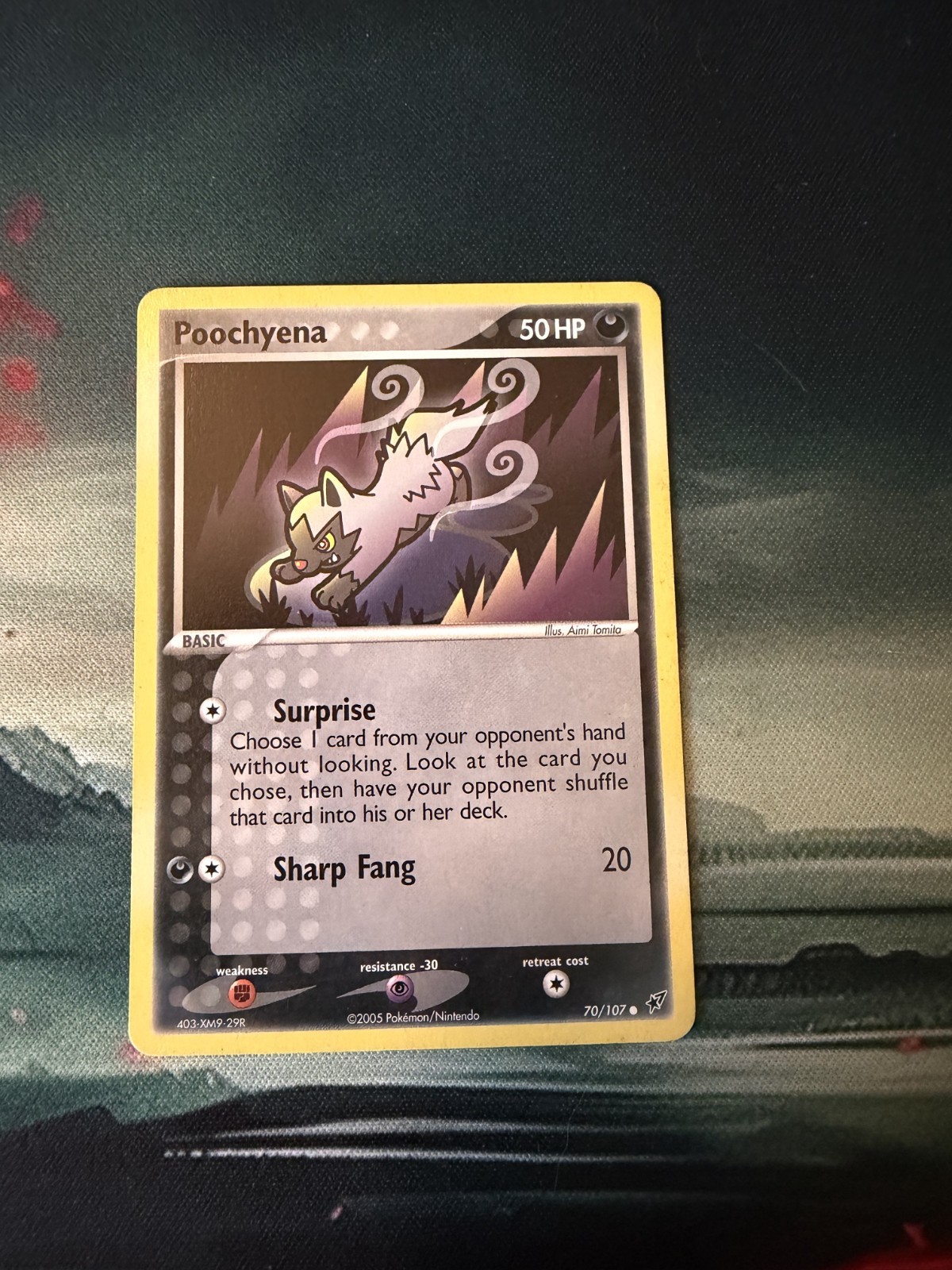 2005 Pokémon Deoxys TCG Poochyena Common Regular 70/107