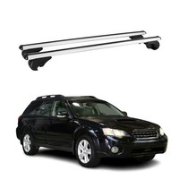 DachträGer GrundtäGer FüR Subaru Outback Mk3 2003-2009 75Kg Alu Silber 2 Tlg