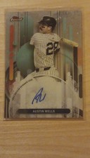Topps 2025 Finest Austin Wells #FA-AW New York Yankees Autograph Insert