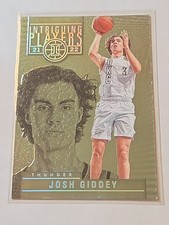 2021-22 Panini Illusions - Intriguing Players Josh Giddey #29 Emerald (RC)
