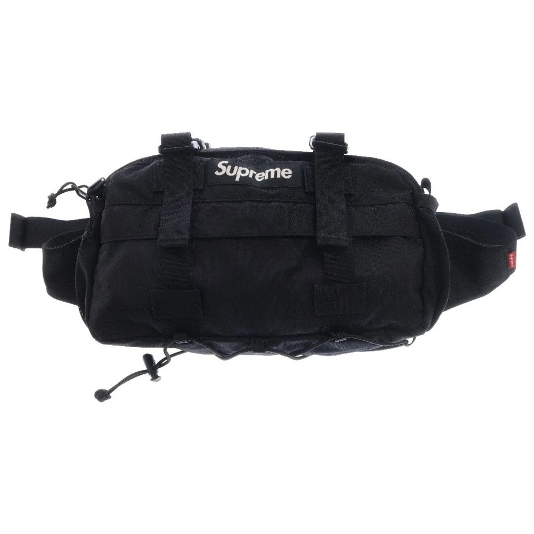 SUPREME 19AW Sac Taille Boîte Logo Corps Noir Occasion 70d3ca5238d5e6ea57eec5ec402fec30