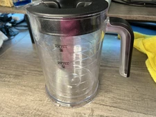 Ninja Over Ice Cream Maker Fill Carafe Pitcher Top Clear Black NC300