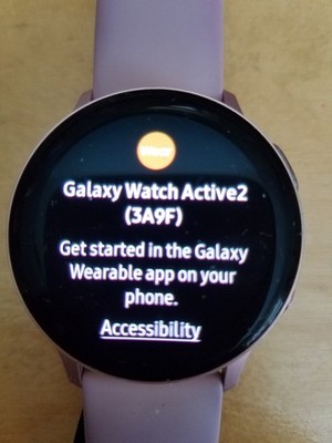 Samsung Galaxy Watch Active2 40mm Gray Aluminum GPS Bluetooth Smartwatch *READ