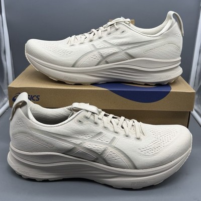 Asics Gel Kayano 32 Mens 13 Running Shoes Gym Training Oatmeal Meteor Grey NWB!