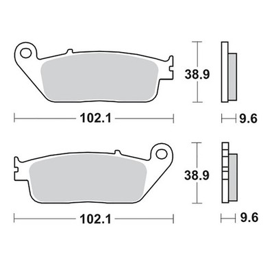 Moto-Master Bremsbelag RoadPRO Sinter (für: Victory Magnum 1731 ABS 16 hinten )