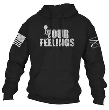 F Your Feelings Hoodie, Patriotic Tactical Sweatshirt for Men, USA Freedom Gift