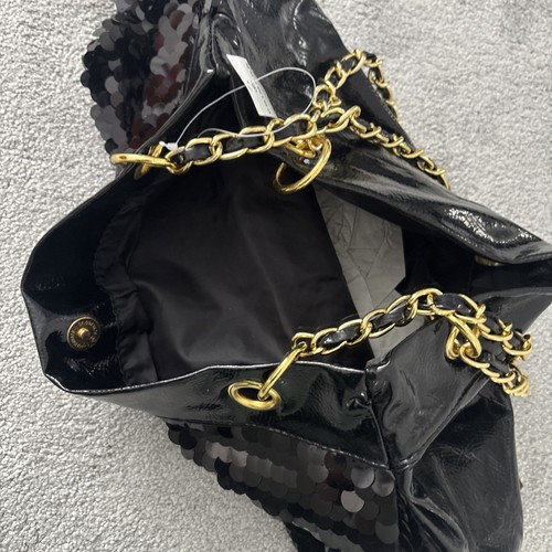 BNWT Black Sequin Shoulder Bag - Picture 2 of 3