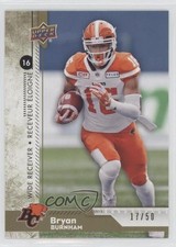 2018 Upper Deck CFL Gold 17/50 Bryan Burnham #86 2o7