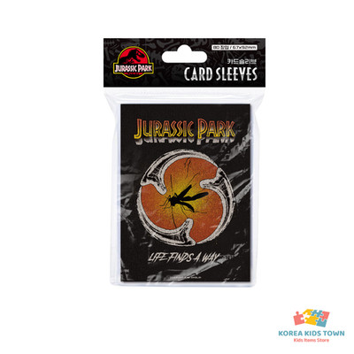 Official Licensed Jurassic Park TCG Card Sleeves Deck Box Case Korea