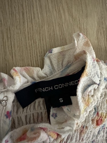 French Connection Camille Verona Crepe Smock Dress Small - Bild 6 von 6