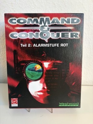 Spiel: PC - COMMAND & CONQUER TEIL 2 ALARMSTUFE ROT für Windows 95 Big Box