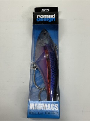 Nomad Madmacs 8'' Sinking High Speed Trolling Lure - 200 RBT Red Bait