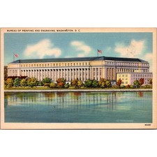 Bureau Of Engraving & Printing Washington DC Vintage Postcard SPU1-2