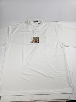NWT Men's XL Monterey Club Performance Polo Golf Shirt Scotchgard Frank Sinatra
