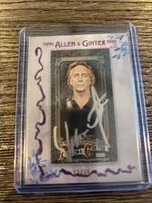 2025 TOPPS ALLEN GINTER X WILLIAM FICHTNER AUTO MINI AUTOGRAPH  /25
