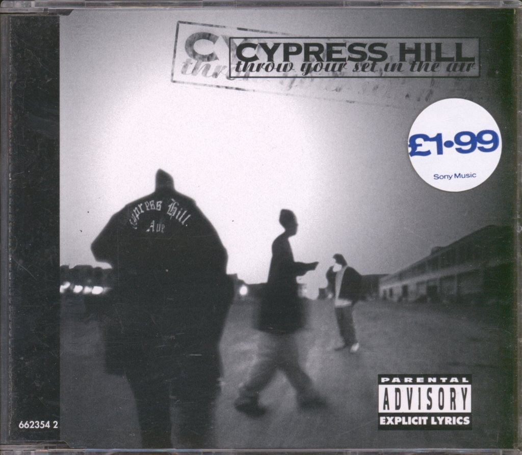 Cypress Hill Throw Your Set In the Air CD Europe Columbia 1995 single. Has