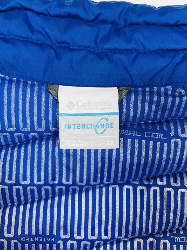 Columbia Jacket Mens 2XL Thermal Coil Interchange Full Zip Puffer Lightweight - Image 3 of 4