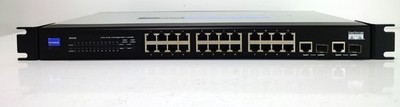 Cisco Linksys SR224G Switch 24 Port RJ-45 10/100 2x Gigabit RJ-45 2x miniGBIC