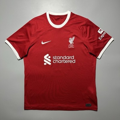 LIVERPOOL NIKE 2023/2024 SOCCER HOME JERSEY #8 SZOBOSZLAI SIZE “L