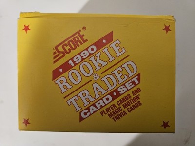 Score 1990 Rookie & Traded Card Factory Set 110 Karten Baseball MLB Trading Cards