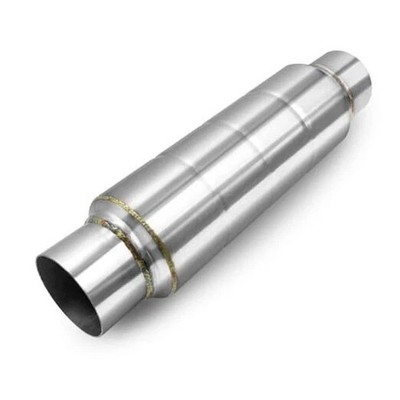 Stainless Steel 3 Inch Resonator Exhaust, Performance 3'' Muffler Exhaust 3'' OD