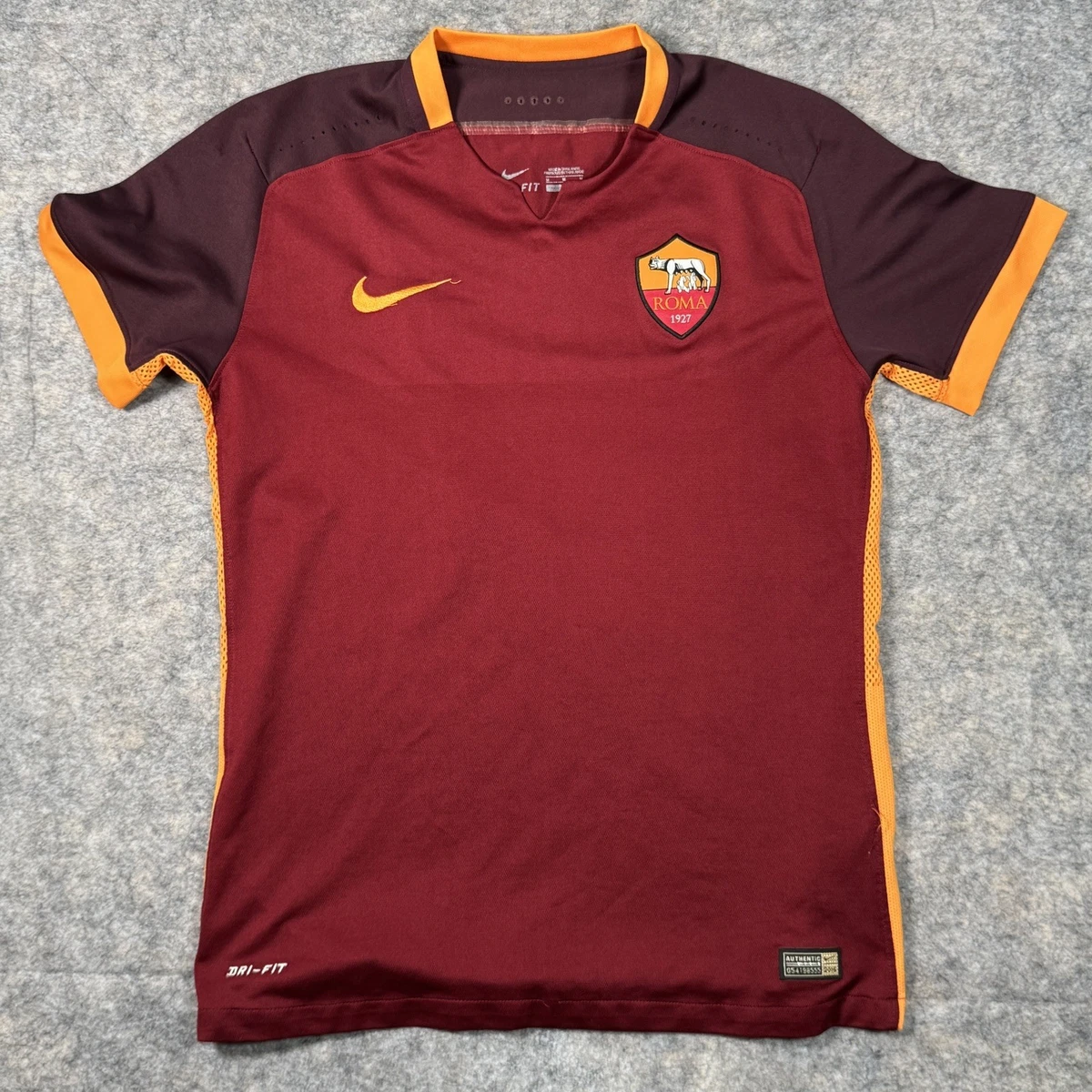 AS Roma サッカーシャツ XL ワインレッド 22-23 ASﾛｰﾏ ﾎｰﾑ ｼｮｰﾄｽﾘｰﾌﾞ