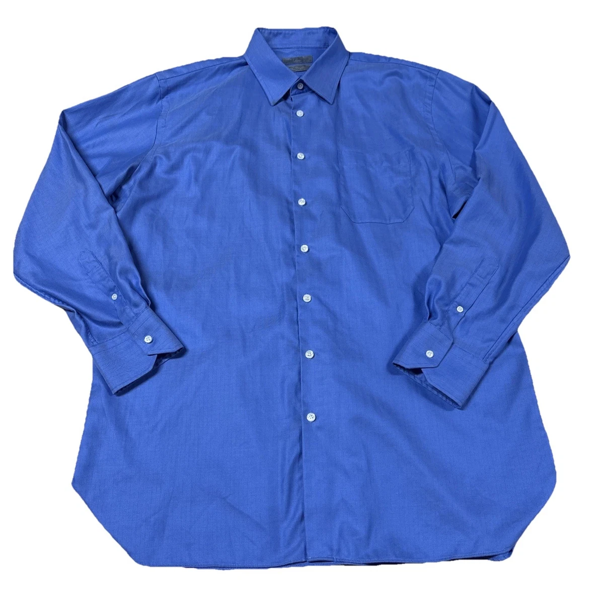 Chemise John W. Nordstrom Homme Taille L - Coton égyptien Marron à Carreaux - Occasion