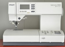 PFAFF Tiptronic 2040 Sewing Machine w/case EXCELLENT  FRESHLY SERVICED 