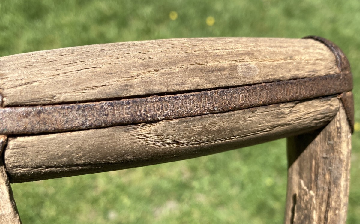 Antique The Wood Shovel & Tool Co, Piqua Ohio, Farm 39” Wooden