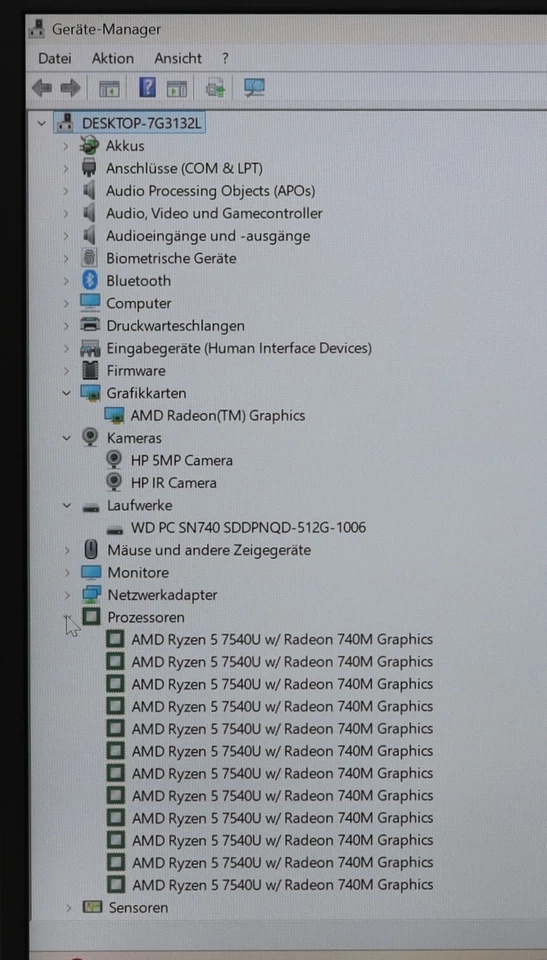 HP EliteBook 835 G10 · Ryzen 5 7540U · 16GB · 512GB, Foto 2 von 5