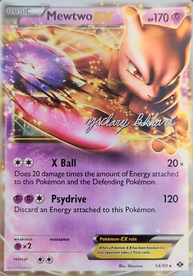 USED - NEAR MINT 2012 Basic Mewtwo EX World Championship Card
