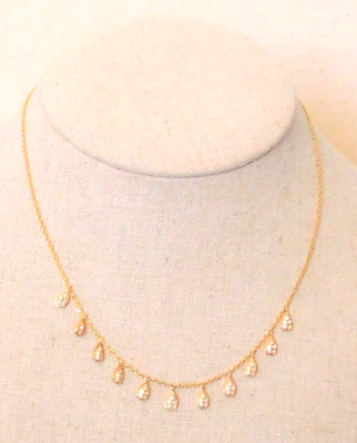 Stella Dot Willa Gold Choker Necklace New!