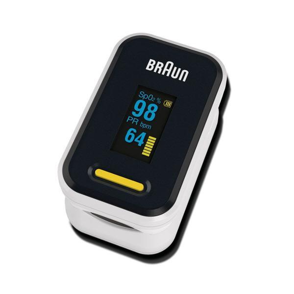 BRAUN Pulsoximeter YK-81CEU SpO2 Pulsfrequenz OLED Display CE-zertifiziert