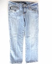 Refuge Kid's Jeans Sz 3 Straight Leg 5 Pocket Distressed Blue Washed Denim
