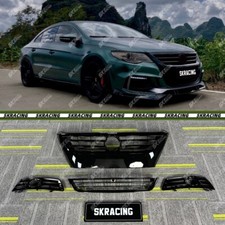 For Volkswagen Cc 2009-12 Glossy Black Front Bumper Upper Grille Fog Light Cover For Volkswagen Cc 2009-12 Glossy Black Front Bumper Upper Grille Fog Light Cover