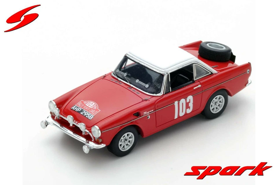 1/43 Sunbeam Tiger Rally Monte Carlo 1965 #103  Andrew Cowan / R.Turvey - Image 4 of 4