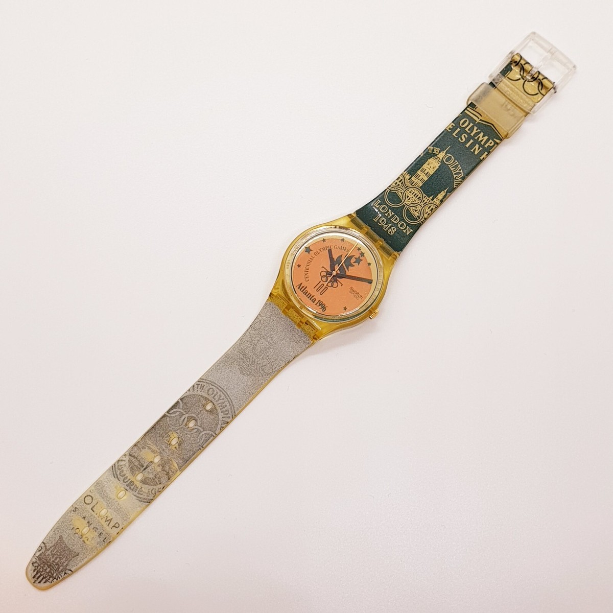 1996 Atlanta Olympics Swiss Made Swatch Qurtz Watch for Men and