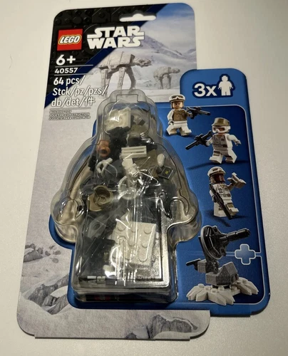 LEGO Star Wars: Defense of Hoth (40557) 3 Exclusive Mini Figures Retired NIP