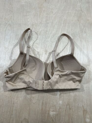 Calvin Klein Underwire Padded T-shirt Push-up Bra Size 32B Beige - Picture 5 of 11