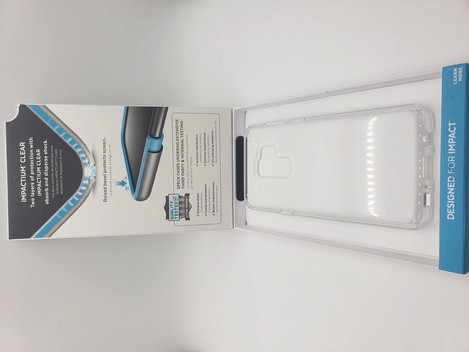 Funda Speck Presidio Clear Series para Samsung Galaxy S9 Plus + - Transparente Foto 2 de 4